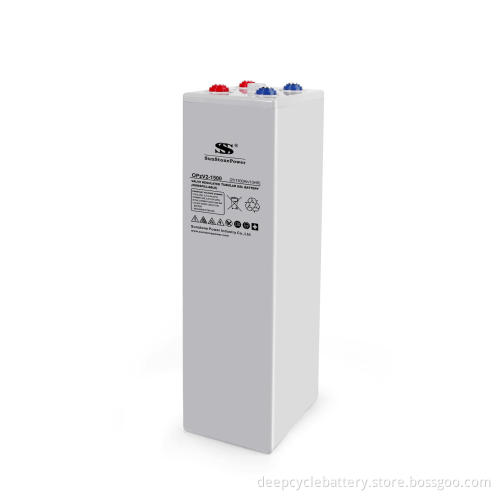 Gel Cell Deep Cycle Solar Battery 2V-1500ah for Solar Panel System